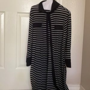 Chico’s Striped Duster